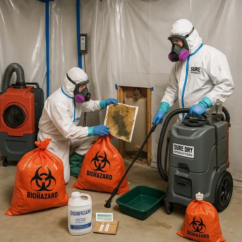 Contaminated Water Handling Protocols process in Hanson, MA