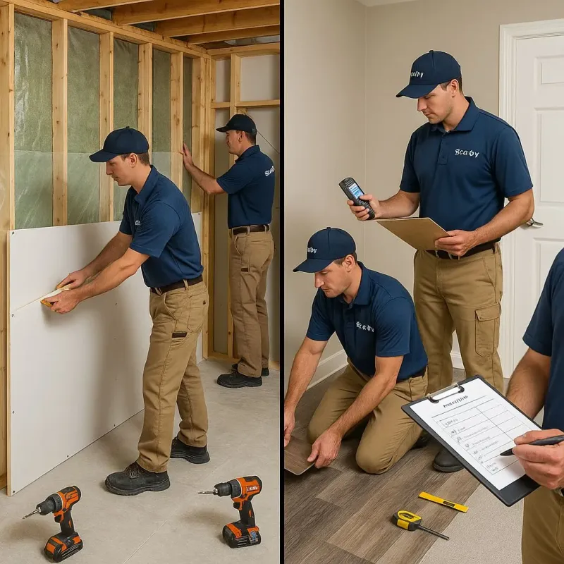 Repairs and Reconstruction process in Hanson, MA